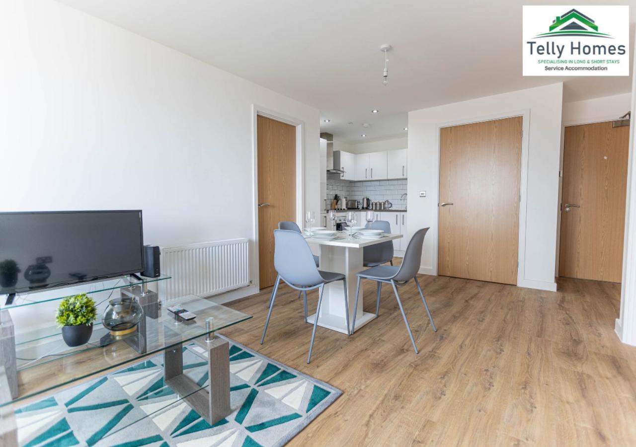 5 Percent Off Weekly And 20 Percent Off Monthly Bookings - Marigold Unit At Telly Homes Limited Birmingham City Centre -2 Bedroom Apartment, Free Wifi Exteriér fotografie