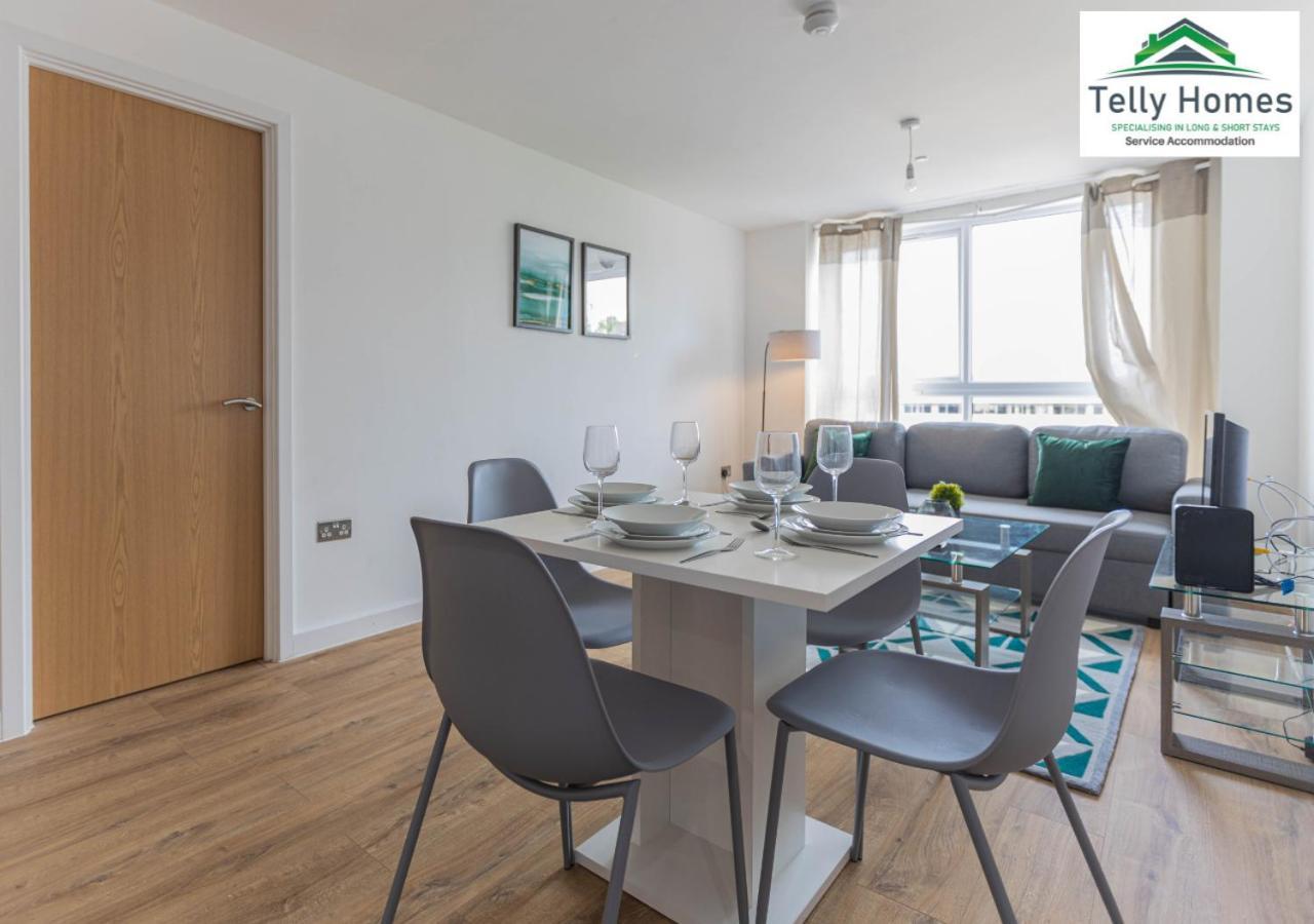 5 Percent Off Weekly And 20 Percent Off Monthly Bookings - Marigold Unit At Telly Homes Limited Birmingham City Centre -2 Bedroom Apartment, Free Wifi Exteriér fotografie