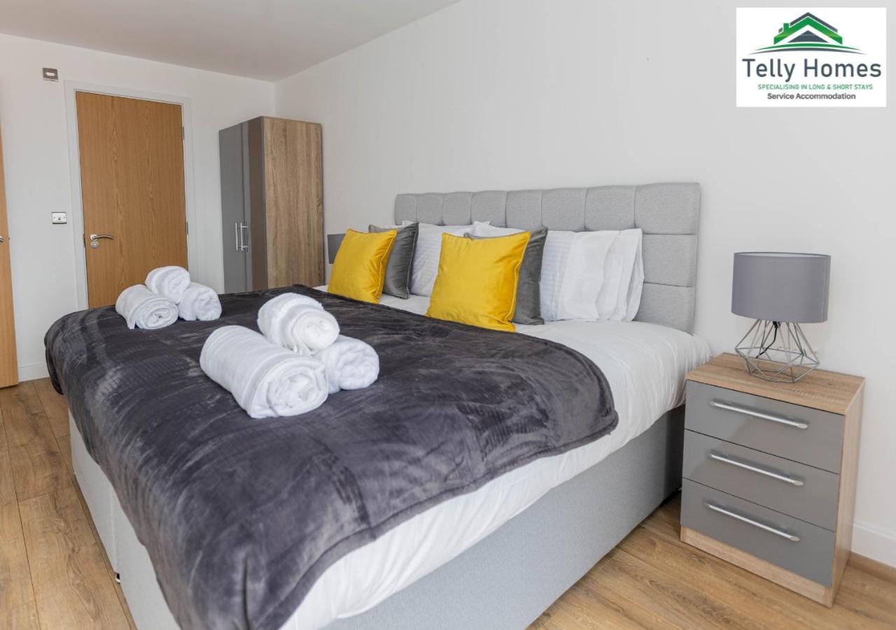 5 Percent Off Weekly And 20 Percent Off Monthly Bookings - Marigold Unit At Telly Homes Limited Birmingham City Centre -2 Bedroom Apartment, Free Wifi Exteriér fotografie