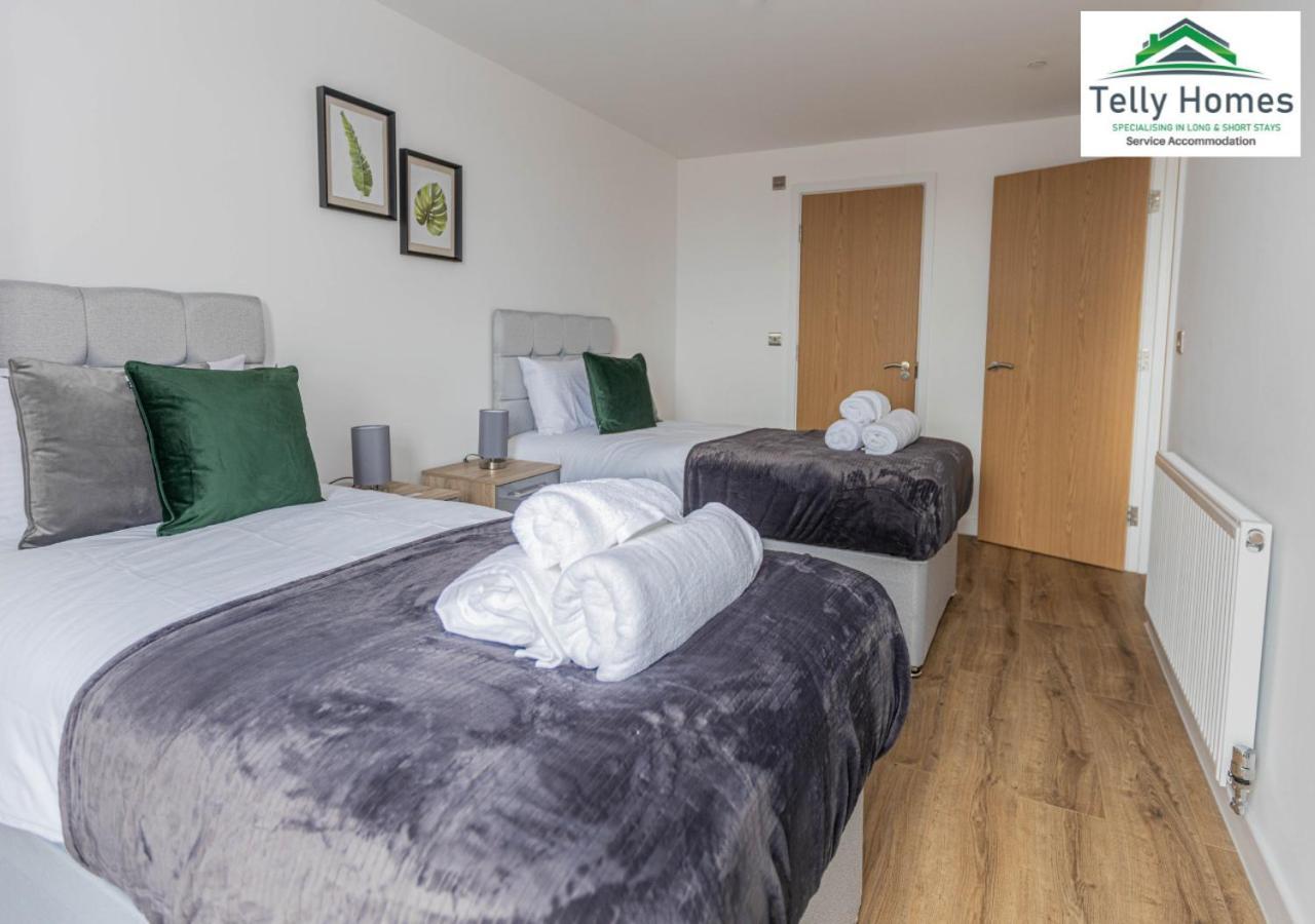 5 Percent Off Weekly And 20 Percent Off Monthly Bookings - Marigold Unit At Telly Homes Limited Birmingham City Centre -2 Bedroom Apartment, Free Wifi Exteriér fotografie